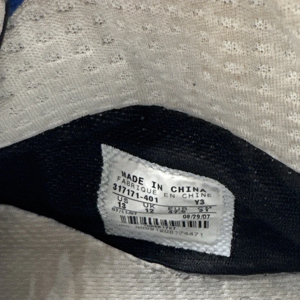 VTG 2007 NIKE DUNK HIGH PREMIUM GORTEX Blue Black (317171-401) - SIZE 13 - Used